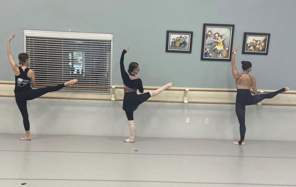 Adult ballet class